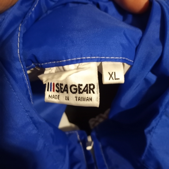 Vintage Sea Gear Windbreaker Jacket size XL Sea Gear light Jacket size XL - Picture 3 of 4